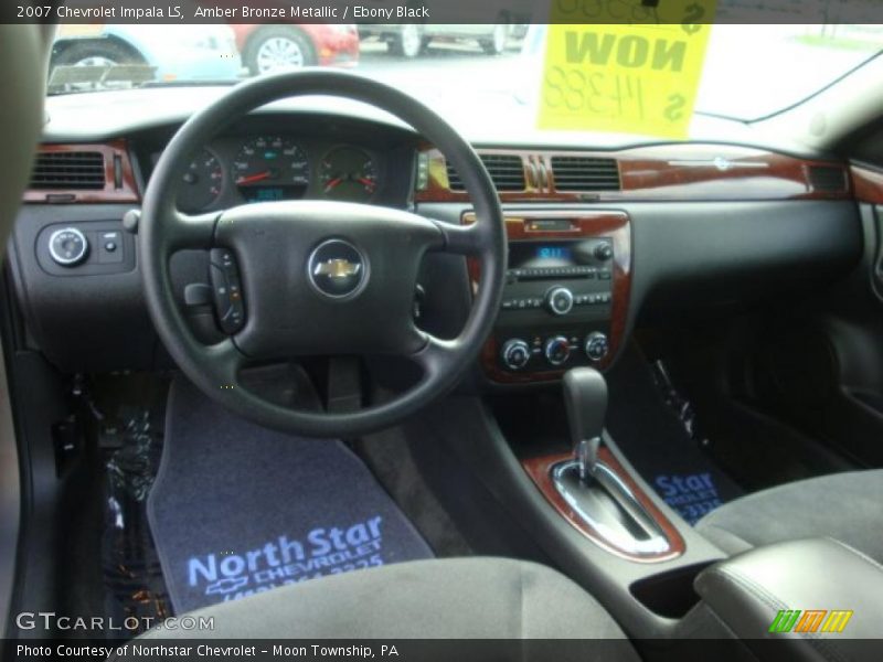 Amber Bronze Metallic / Ebony Black 2007 Chevrolet Impala LS