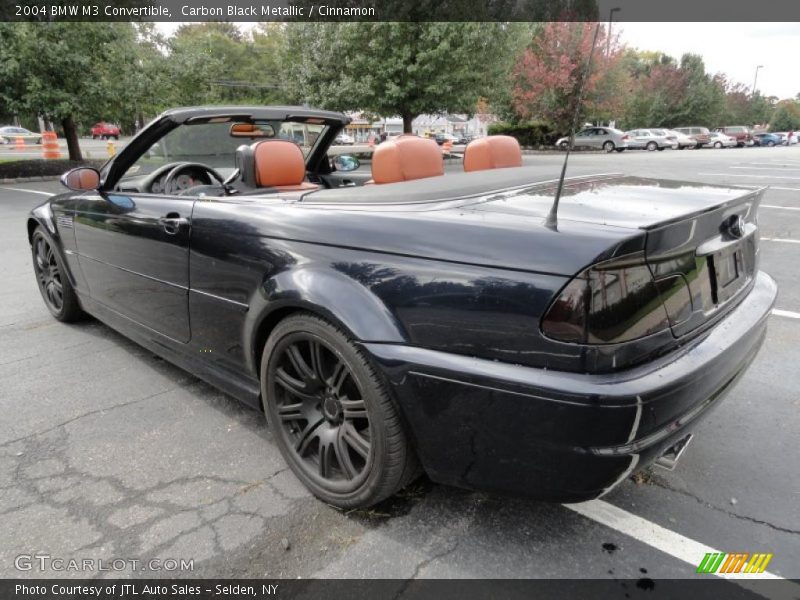 Carbon Black Metallic / Cinnamon 2004 BMW M3 Convertible