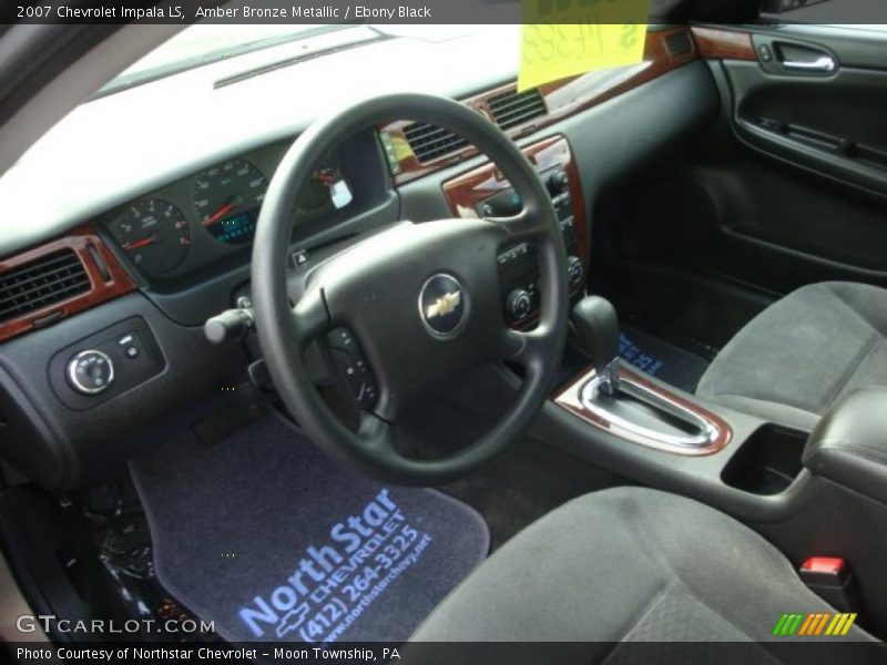 Amber Bronze Metallic / Ebony Black 2007 Chevrolet Impala LS