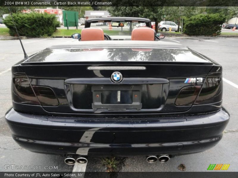 Carbon Black Metallic / Cinnamon 2004 BMW M3 Convertible