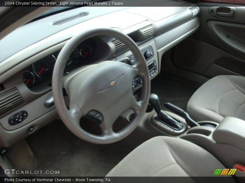 Light Almond Pearl Metallic / Taupe 2004 Chrysler Sebring Sedan