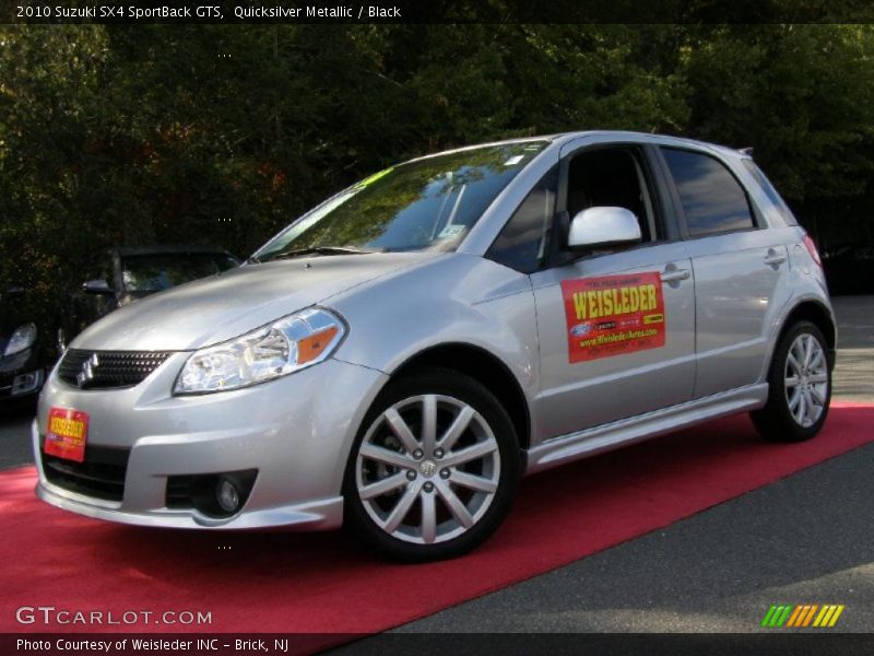 Quicksilver Metallic / Black 2010 Suzuki SX4 SportBack GTS