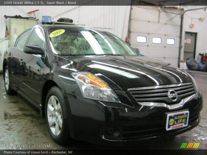 Super Black / Blond 2008 Nissan Altima 2.5 SL