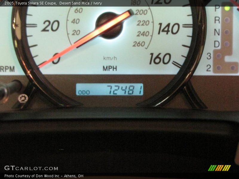 Desert Sand Mica / Ivory 2005 Toyota Solara SE Coupe