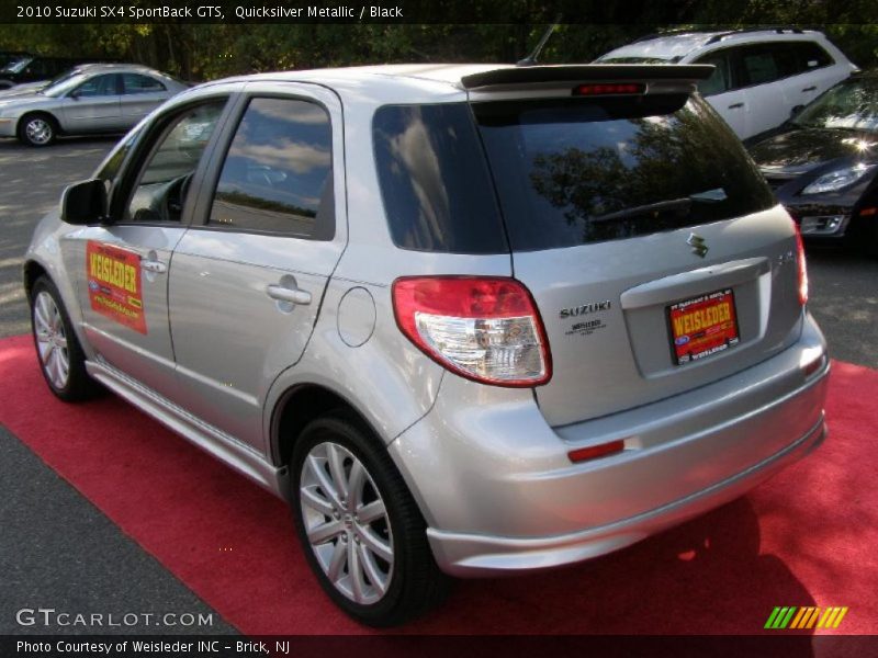 Quicksilver Metallic / Black 2010 Suzuki SX4 SportBack GTS