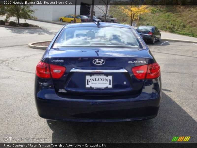 Regatta Blue / Gray 2010 Hyundai Elantra GLS