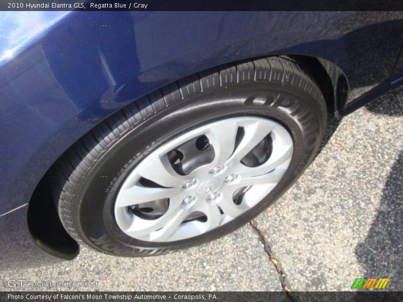 Regatta Blue / Gray 2010 Hyundai Elantra GLS