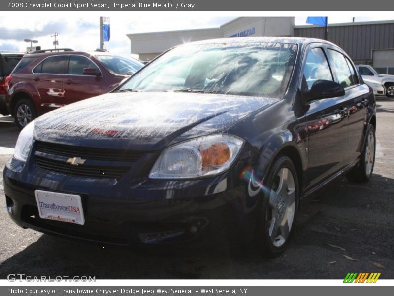 Imperial Blue Metallic / Gray 2008 Chevrolet Cobalt Sport Sedan