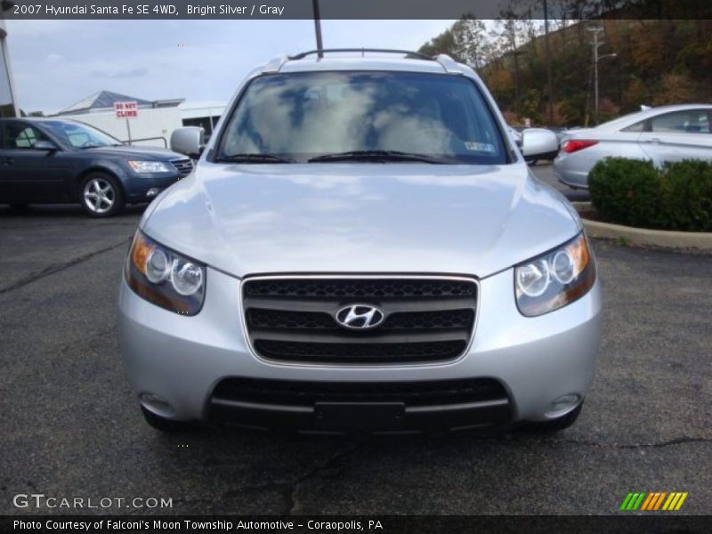 Bright Silver / Gray 2007 Hyundai Santa Fe SE 4WD