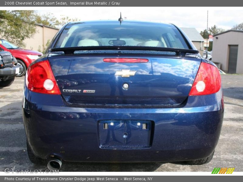 Imperial Blue Metallic / Gray 2008 Chevrolet Cobalt Sport Sedan