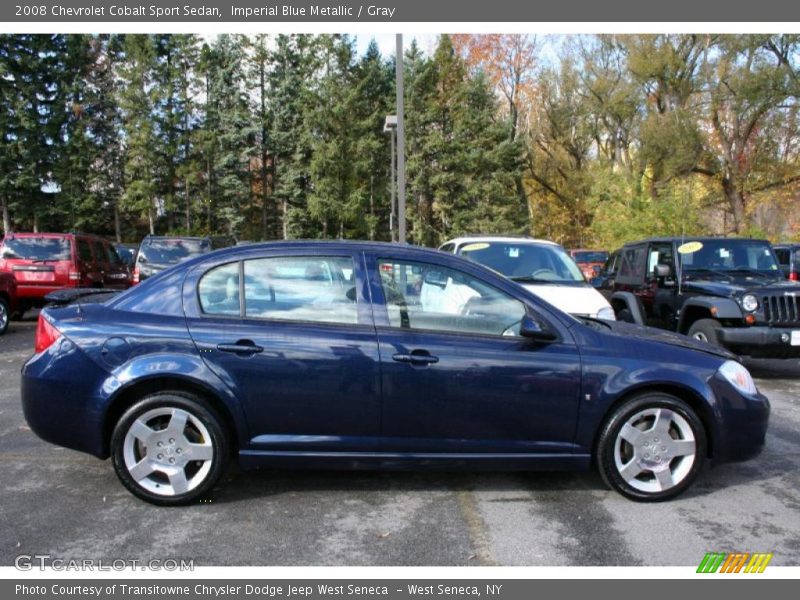 Imperial Blue Metallic / Gray 2008 Chevrolet Cobalt Sport Sedan