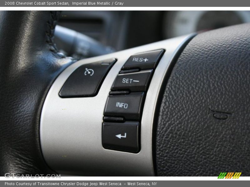 Imperial Blue Metallic / Gray 2008 Chevrolet Cobalt Sport Sedan