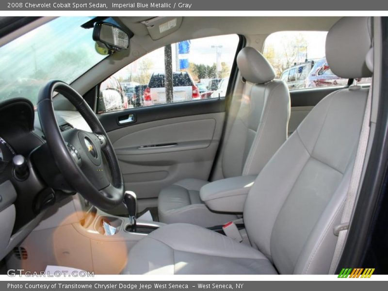 Imperial Blue Metallic / Gray 2008 Chevrolet Cobalt Sport Sedan