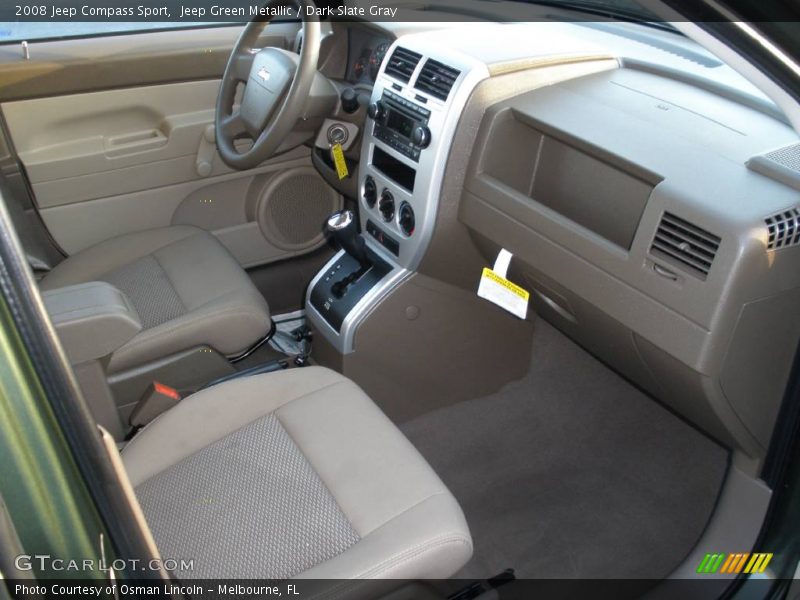Jeep Green Metallic / Dark Slate Gray 2008 Jeep Compass Sport