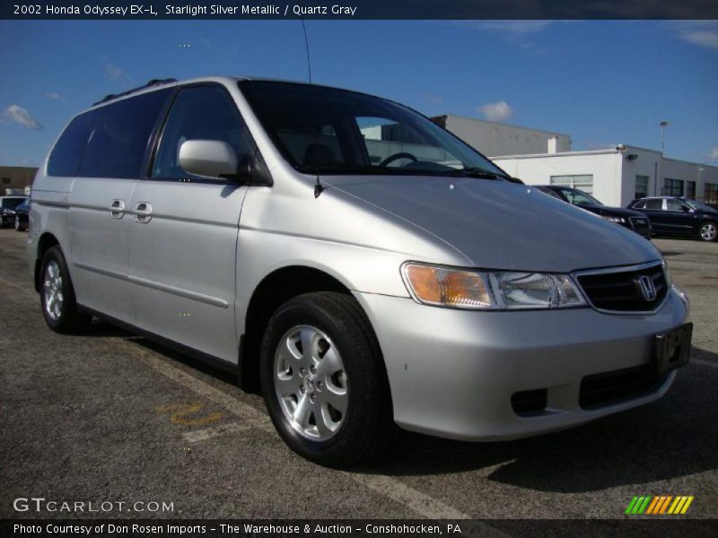 Starlight Silver Metallic / Quartz Gray 2002 Honda Odyssey EX-L