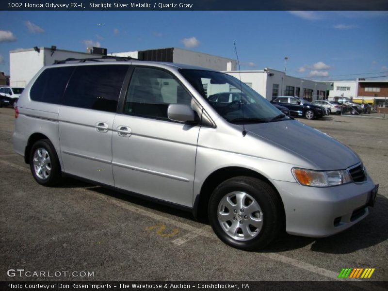 Starlight Silver Metallic / Quartz Gray 2002 Honda Odyssey EX-L