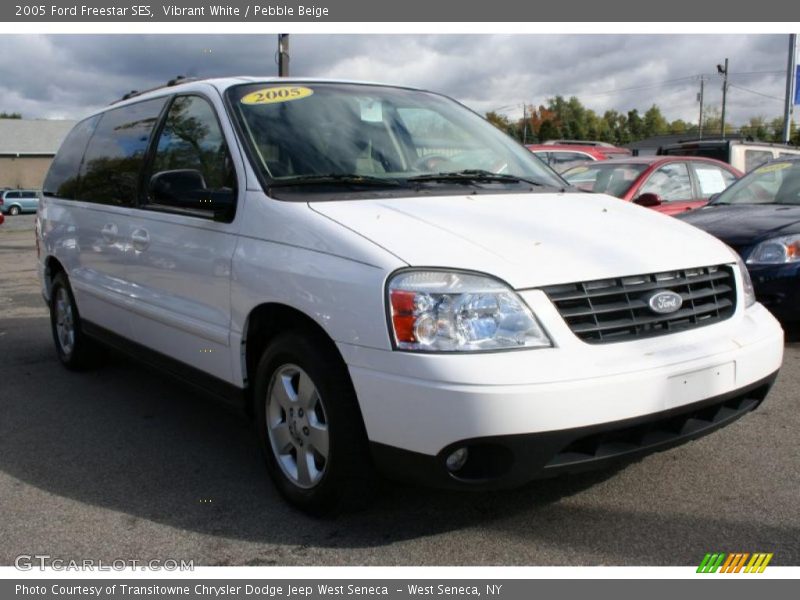Vibrant White / Pebble Beige 2005 Ford Freestar SES