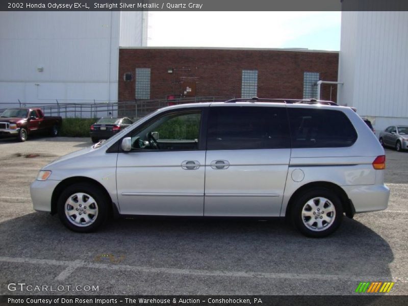 Starlight Silver Metallic / Quartz Gray 2002 Honda Odyssey EX-L
