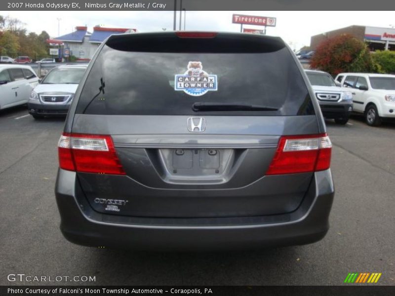 Nimbus Gray Metallic / Gray 2007 Honda Odyssey EX