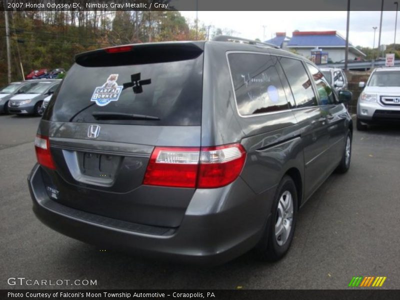 Nimbus Gray Metallic / Gray 2007 Honda Odyssey EX