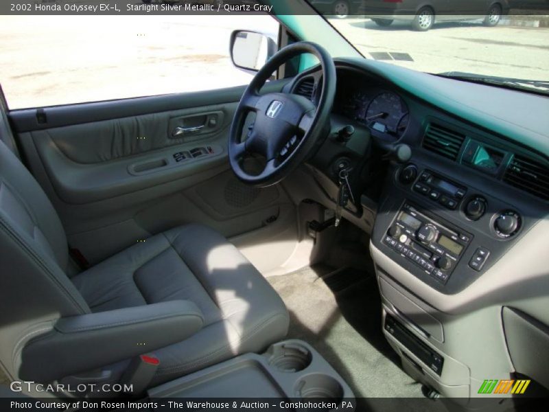 Starlight Silver Metallic / Quartz Gray 2002 Honda Odyssey EX-L