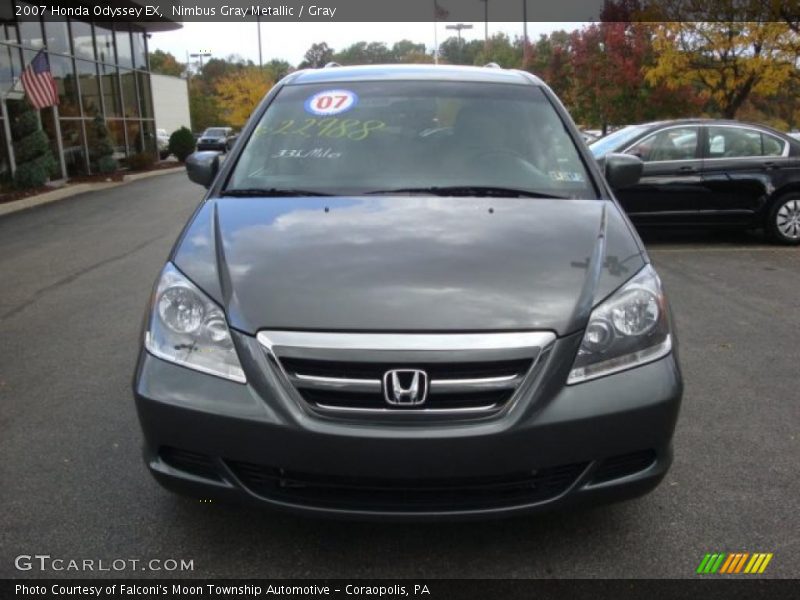 Nimbus Gray Metallic / Gray 2007 Honda Odyssey EX