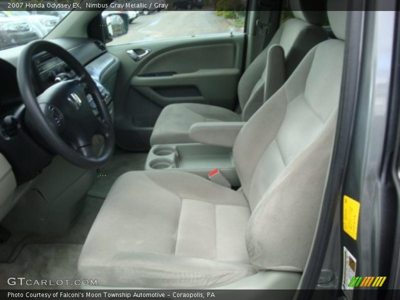 Nimbus Gray Metallic / Gray 2007 Honda Odyssey EX