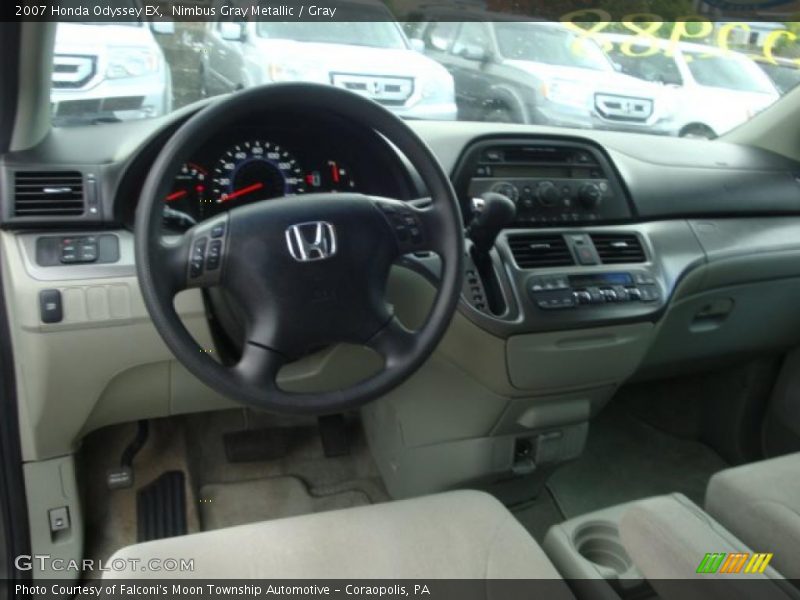 Nimbus Gray Metallic / Gray 2007 Honda Odyssey EX