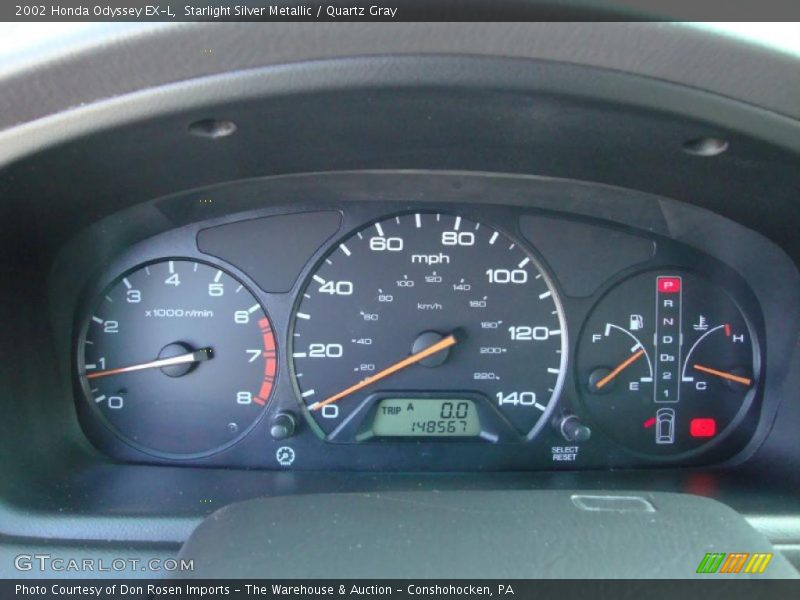 Starlight Silver Metallic / Quartz Gray 2002 Honda Odyssey EX-L