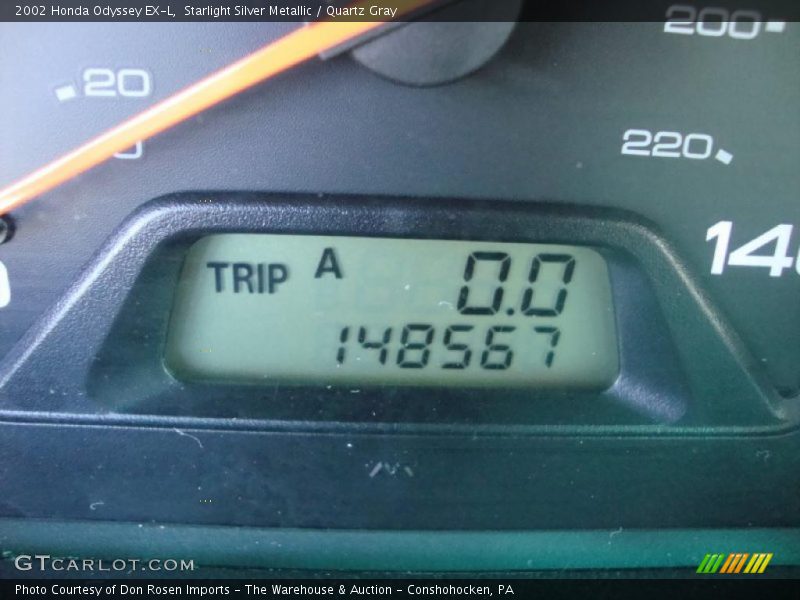 Starlight Silver Metallic / Quartz Gray 2002 Honda Odyssey EX-L