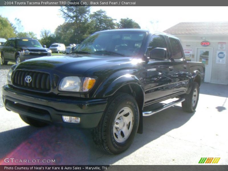Black Sand Pearl / Charcoal 2004 Toyota Tacoma PreRunner TRD Double Cab