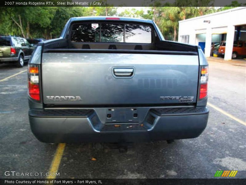 Steel Blue Metallic / Gray 2007 Honda Ridgeline RTX