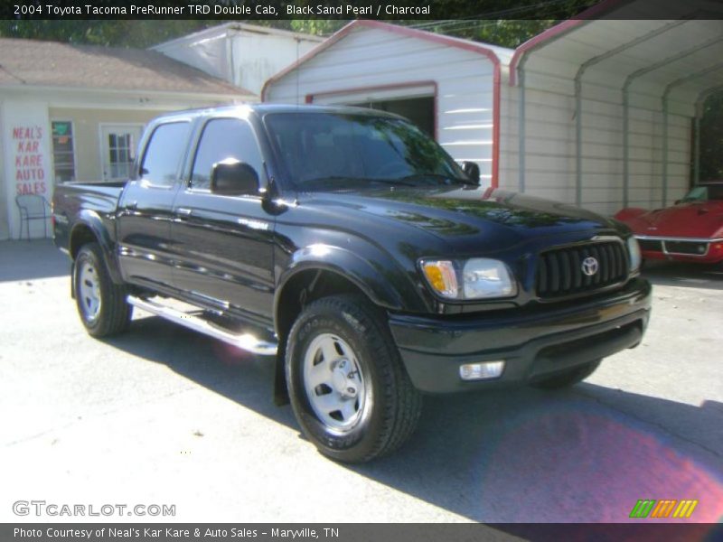 Black Sand Pearl / Charcoal 2004 Toyota Tacoma PreRunner TRD Double Cab