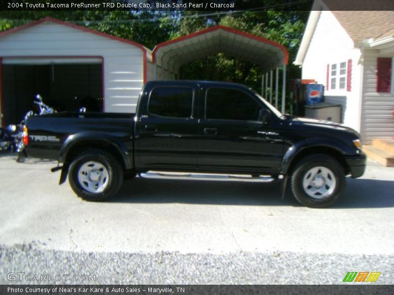 Black Sand Pearl / Charcoal 2004 Toyota Tacoma PreRunner TRD Double Cab