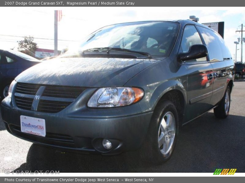 Magnesium Pearl / Medium Slate Gray 2007 Dodge Grand Caravan SXT