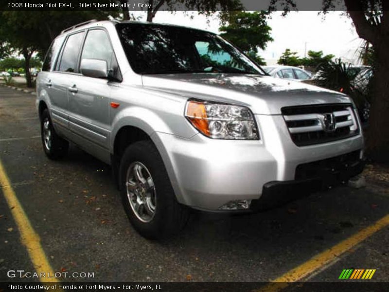 Billet Silver Metallic / Gray 2008 Honda Pilot EX-L