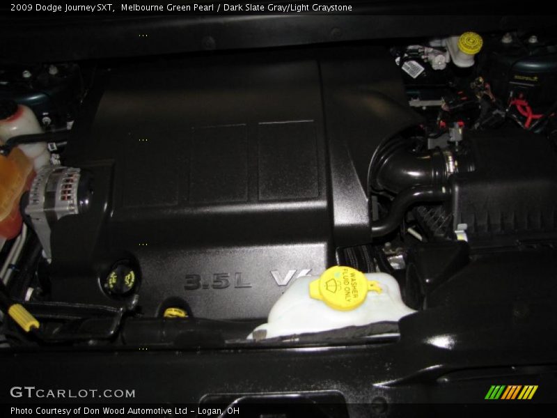 Melbourne Green Pearl / Dark Slate Gray/Light Graystone 2009 Dodge Journey SXT