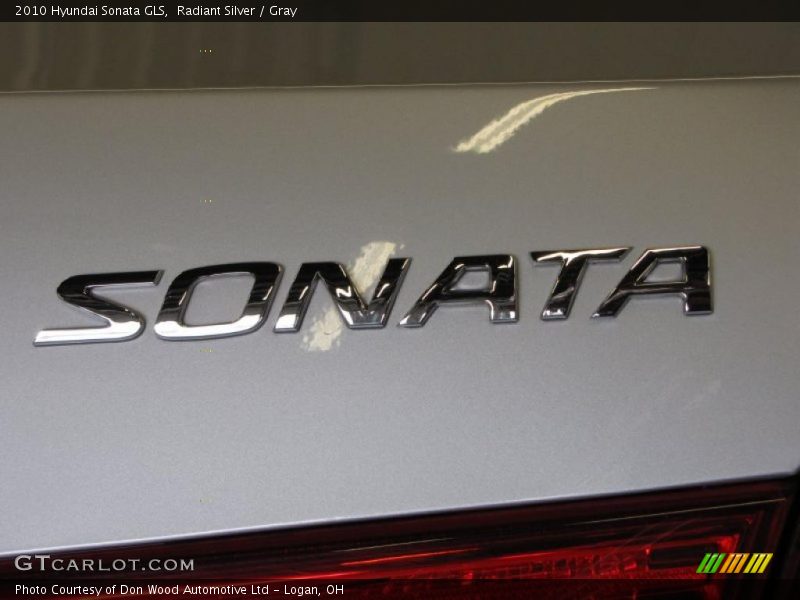 Radiant Silver / Gray 2010 Hyundai Sonata GLS