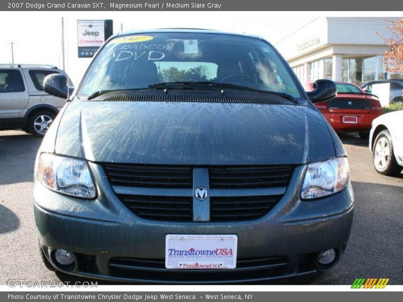 Magnesium Pearl / Medium Slate Gray 2007 Dodge Grand Caravan SXT