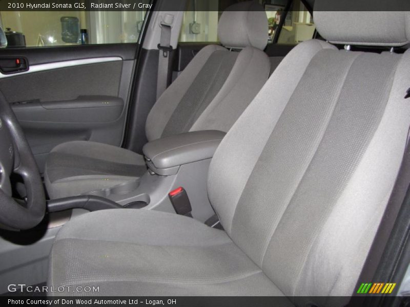 Radiant Silver / Gray 2010 Hyundai Sonata GLS