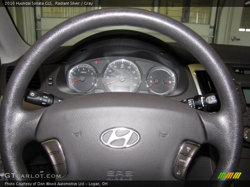 Radiant Silver / Gray 2010 Hyundai Sonata GLS