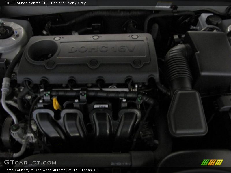 Radiant Silver / Gray 2010 Hyundai Sonata GLS