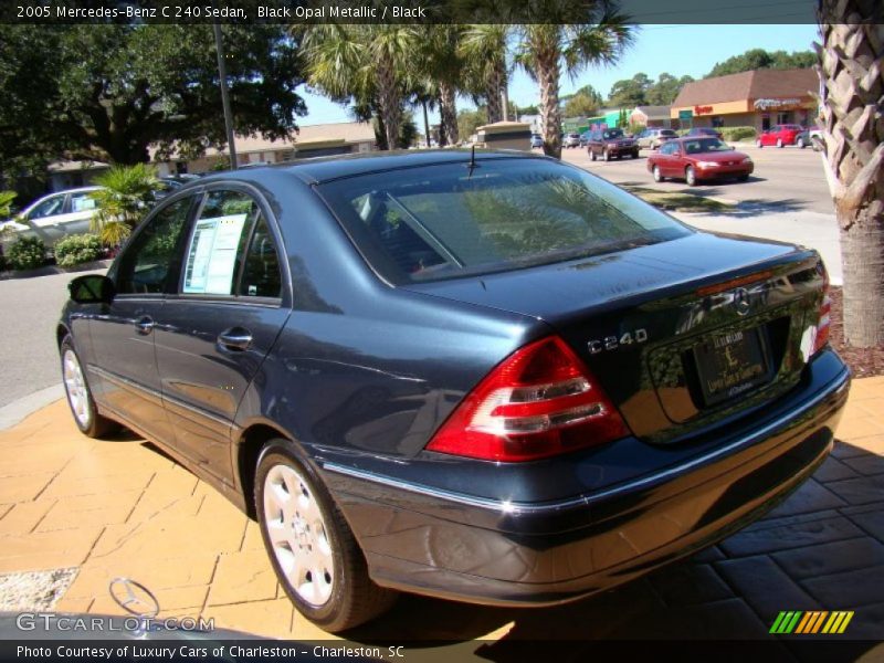 Black Opal Metallic / Black 2005 Mercedes-Benz C 240 Sedan