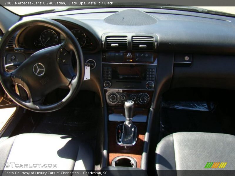 Black Opal Metallic / Black 2005 Mercedes-Benz C 240 Sedan