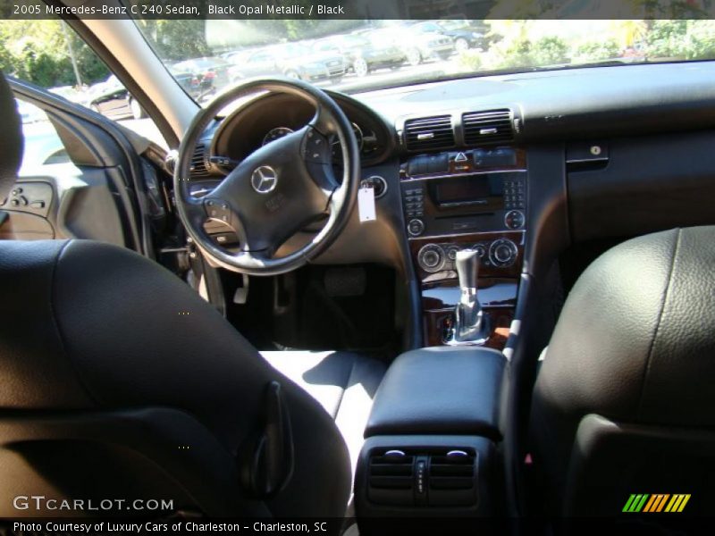 Black Opal Metallic / Black 2005 Mercedes-Benz C 240 Sedan