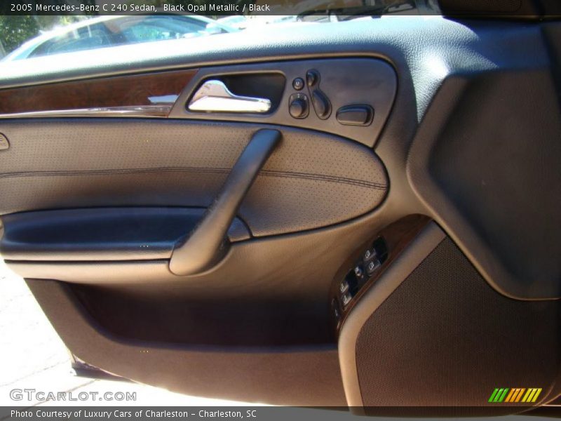Black Opal Metallic / Black 2005 Mercedes-Benz C 240 Sedan