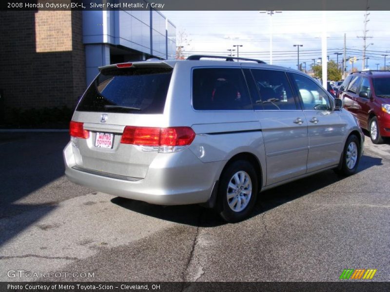Silver Pearl Metallic / Gray 2008 Honda Odyssey EX-L