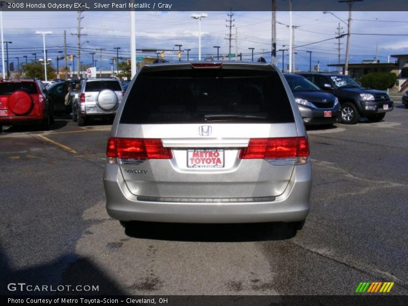 Silver Pearl Metallic / Gray 2008 Honda Odyssey EX-L
