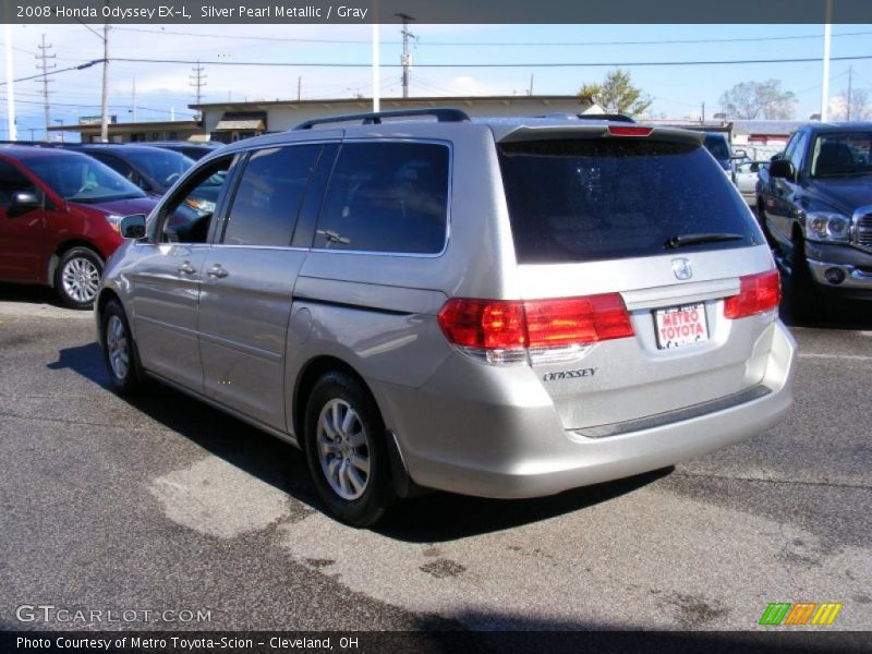 Silver Pearl Metallic / Gray 2008 Honda Odyssey EX-L