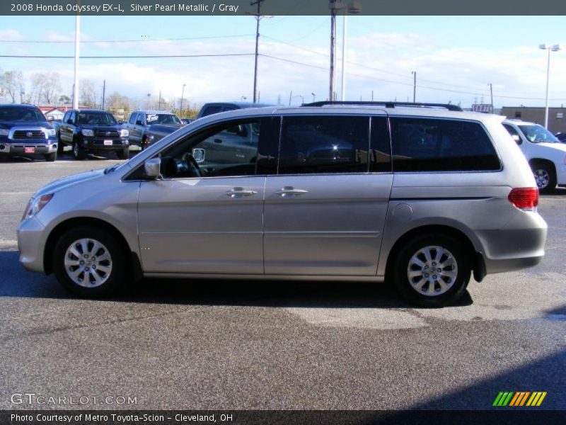 Silver Pearl Metallic / Gray 2008 Honda Odyssey EX-L